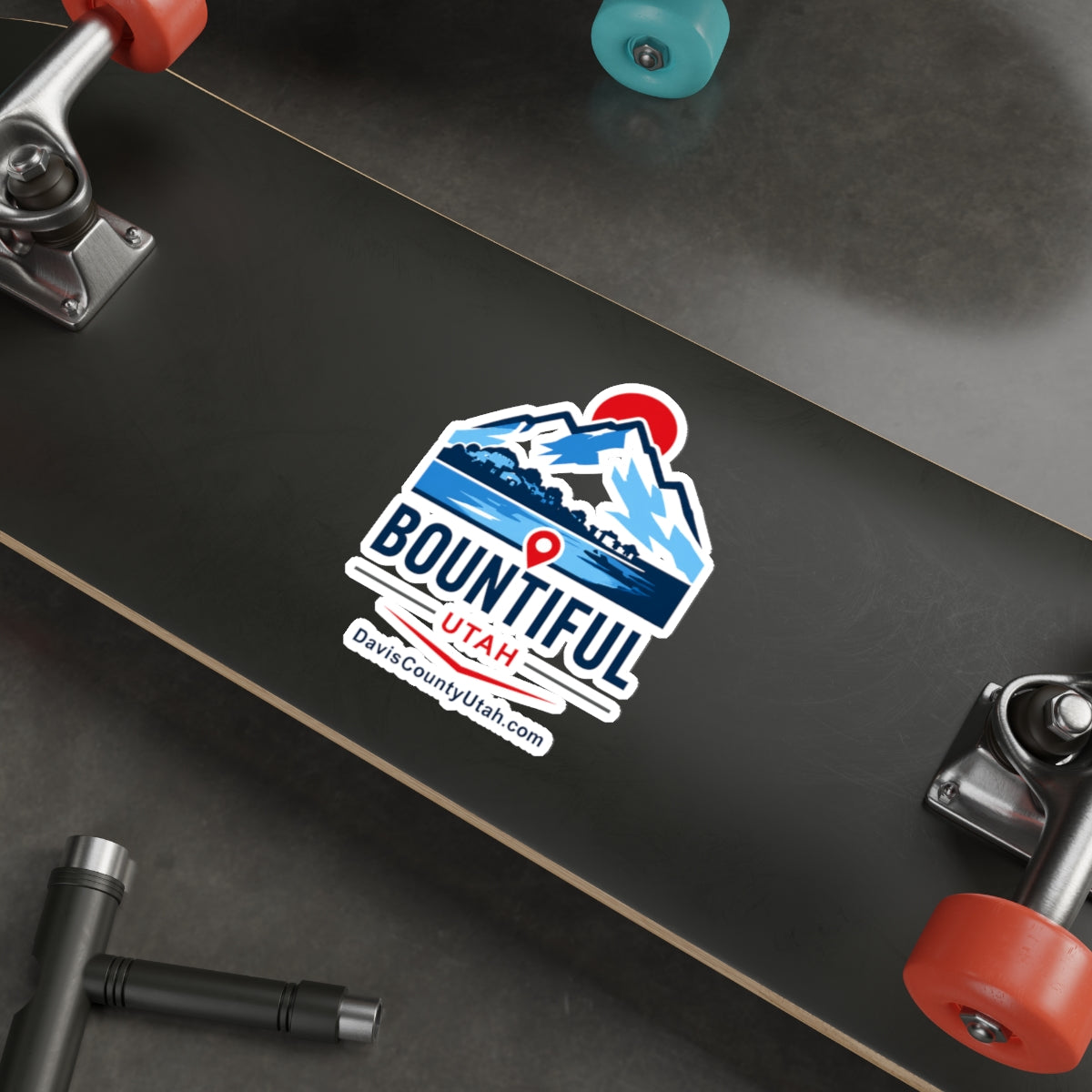 Bountiful, Utah Die-Cut Sticker