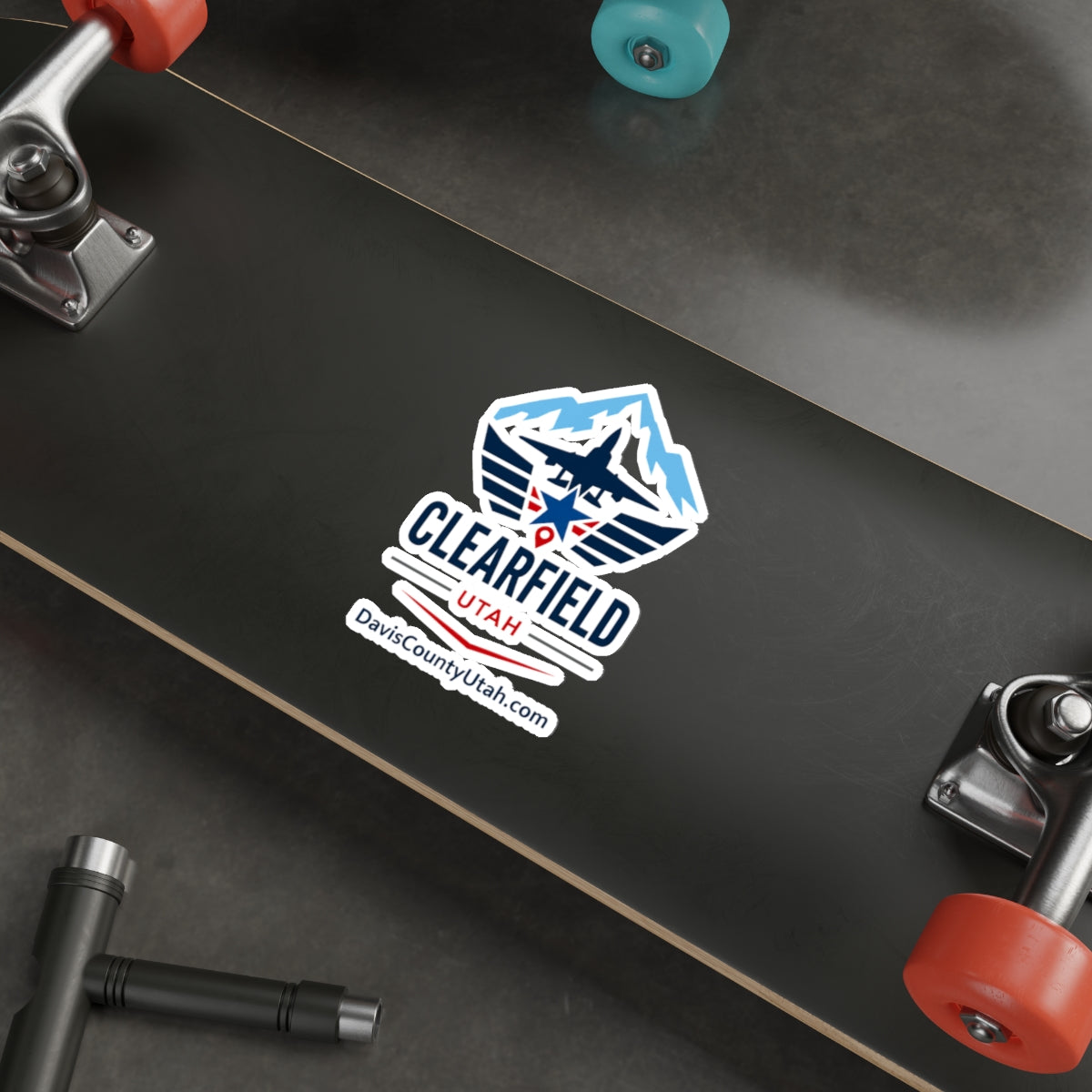 Clearfield, Utah Die-Cut Sticker