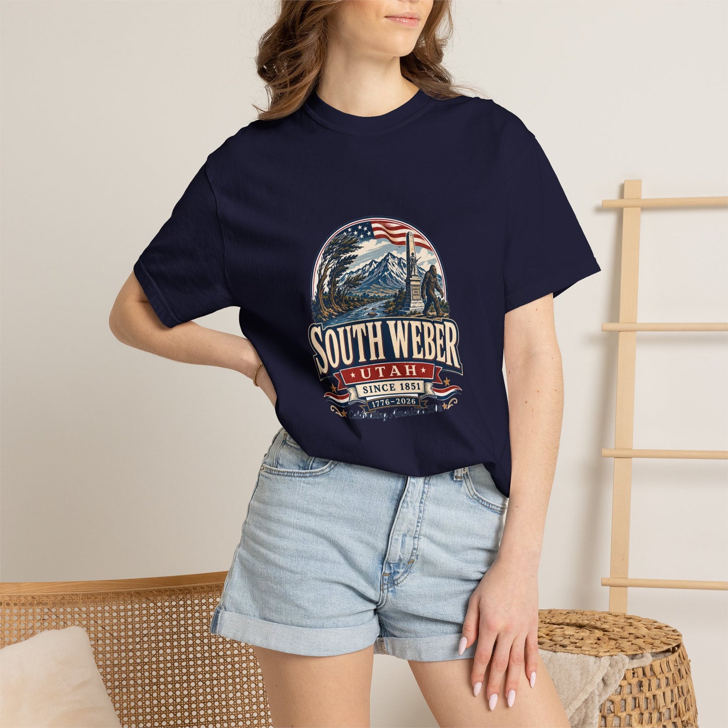 South Weber City Spirit Tee · Celebrating America's 250th