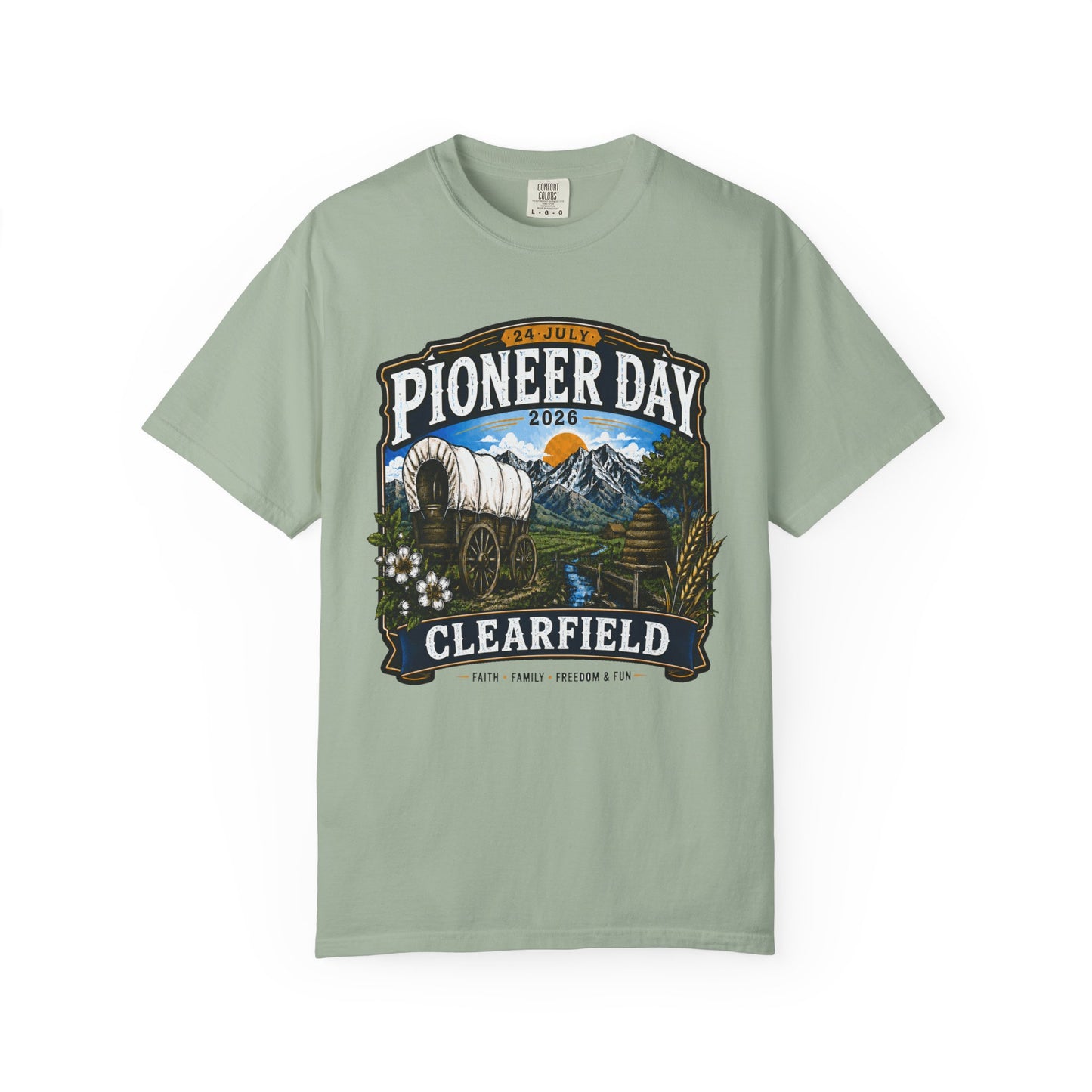Clearfield Pioneer Day Tee · 24 July 2026