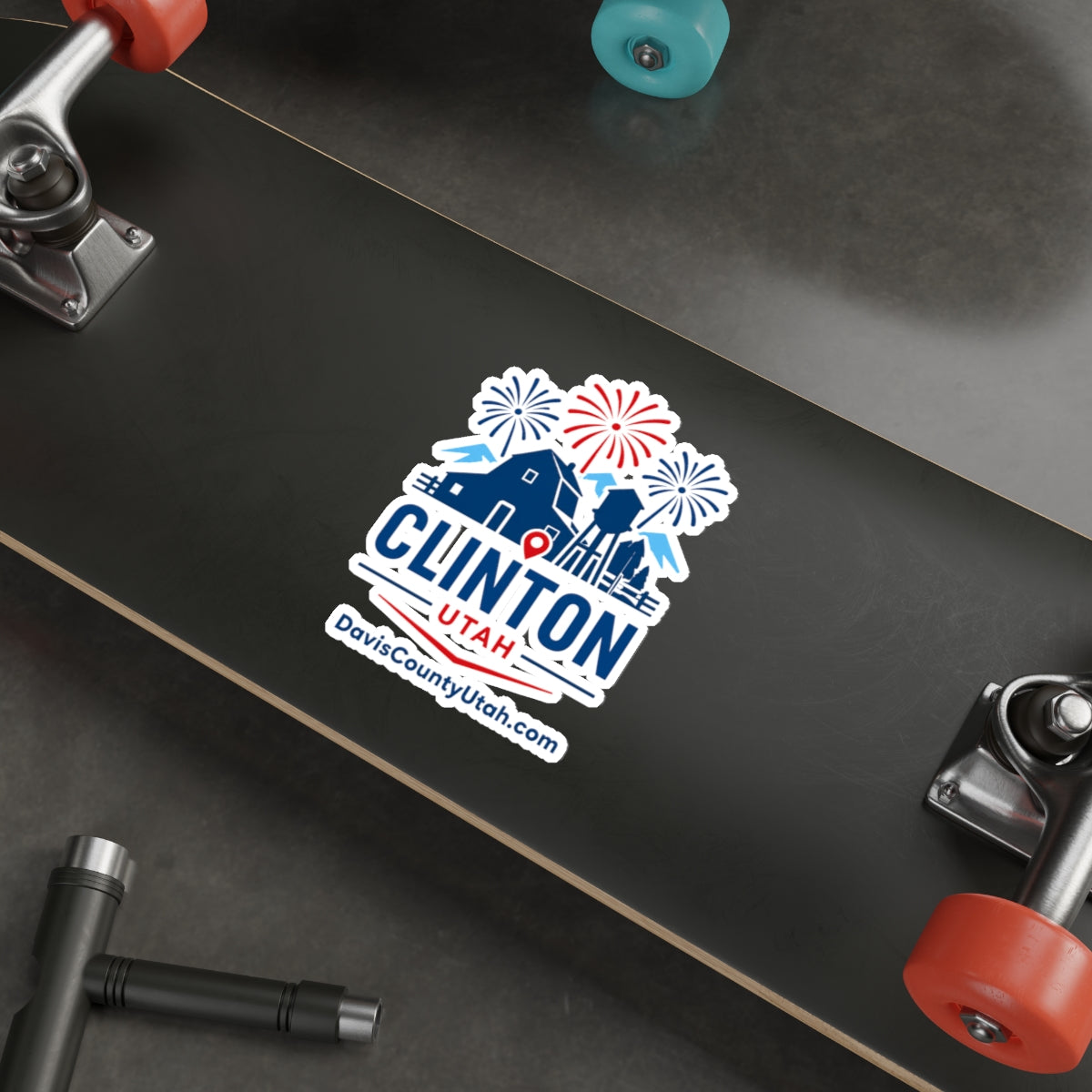Clinton, Utah Die-Cut Sticker
