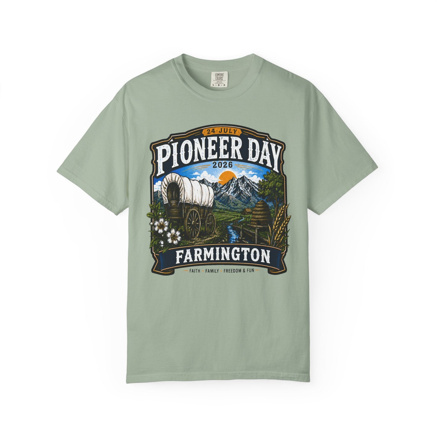 Farmington Pioneer Day Tee · 24 July 2026