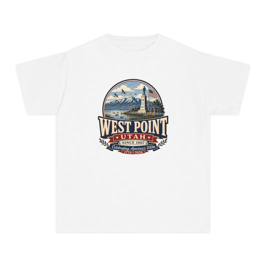 West Point City Spirit Tee · Youth · Celebrating America's 250th