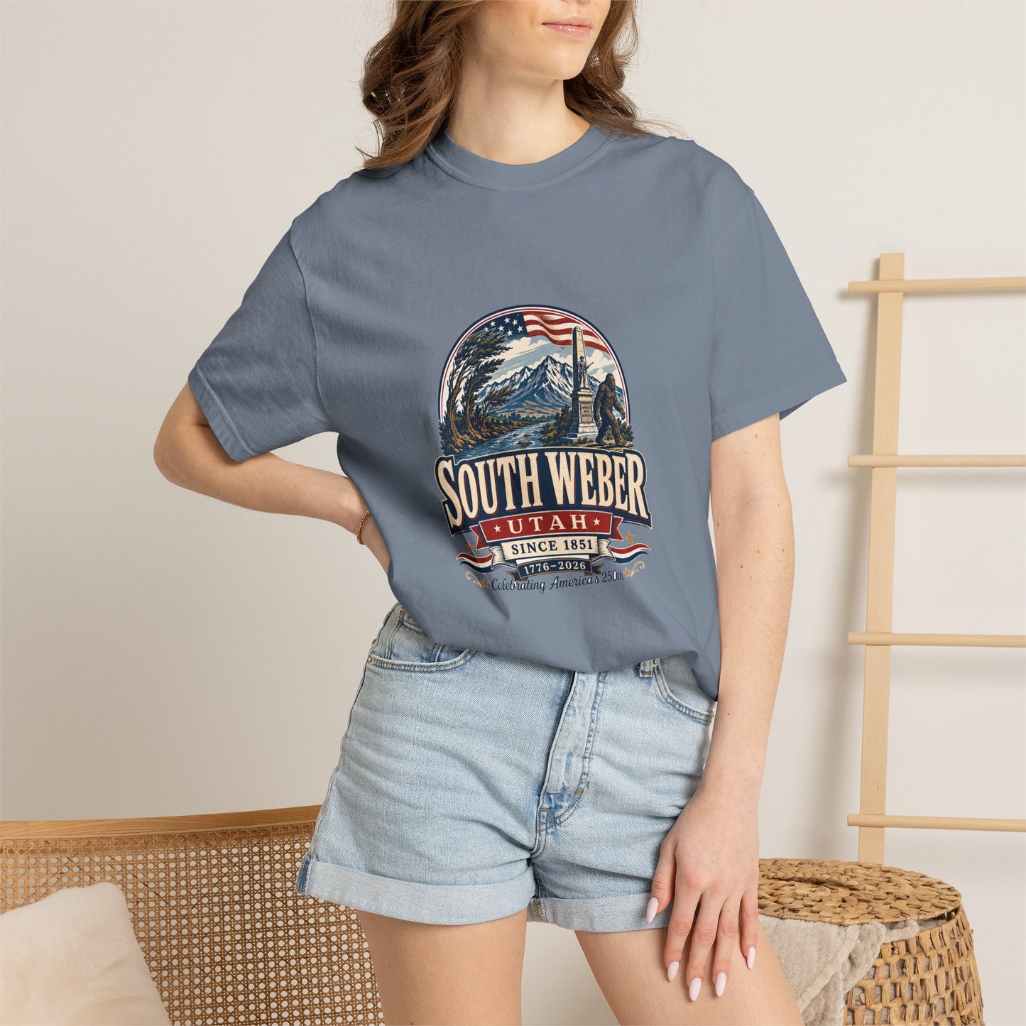 South Weber City Spirit Tee · Celebrating America's 250th