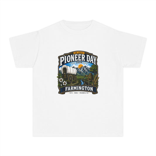Farmington Pioneer Day Tee · Youth · 24 July 2026