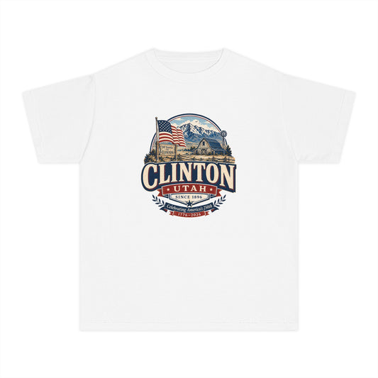 Clinton City Spirit Tee · Youth · Celebrating America's 250th