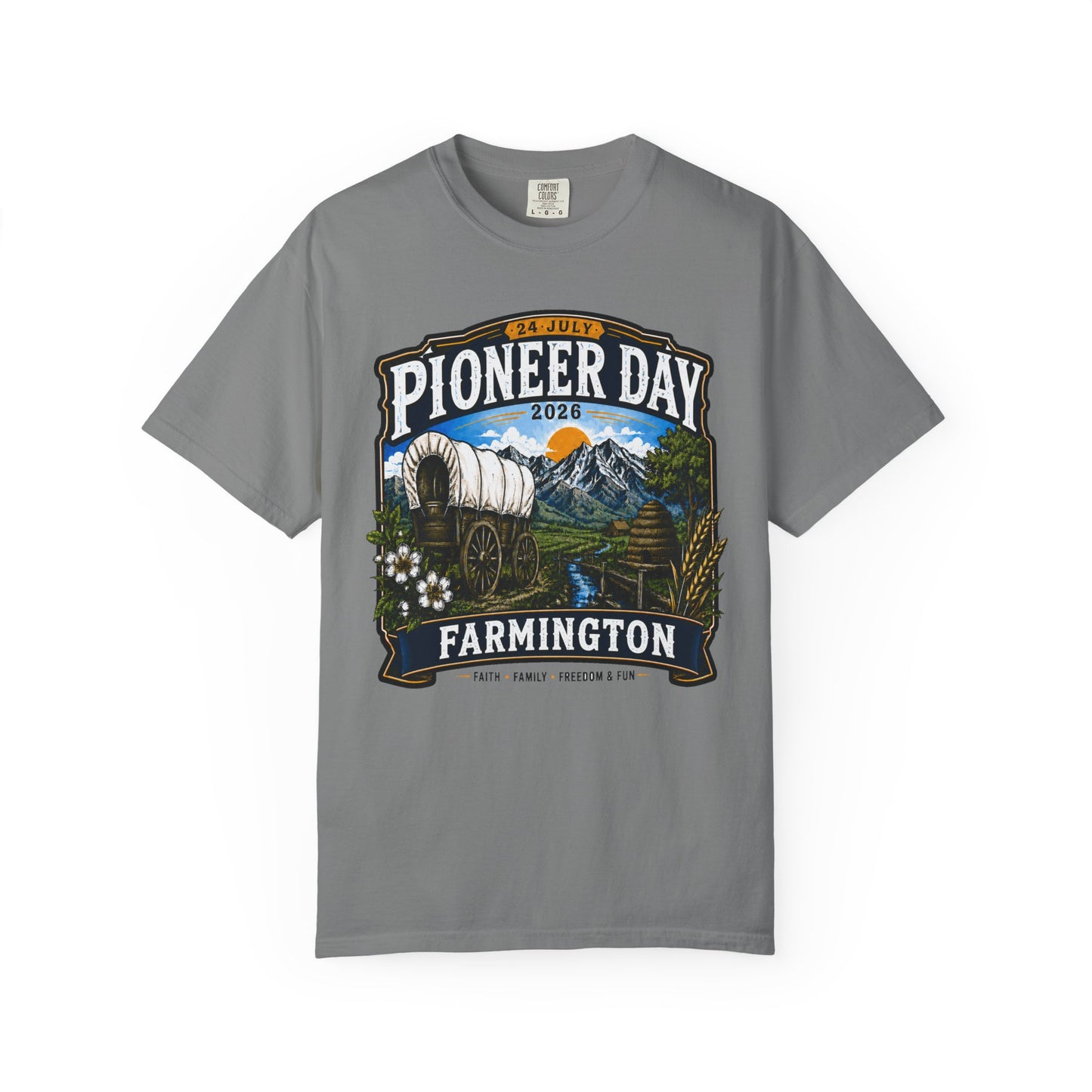 Farmington Pioneer Day Tee · 24 July 2026