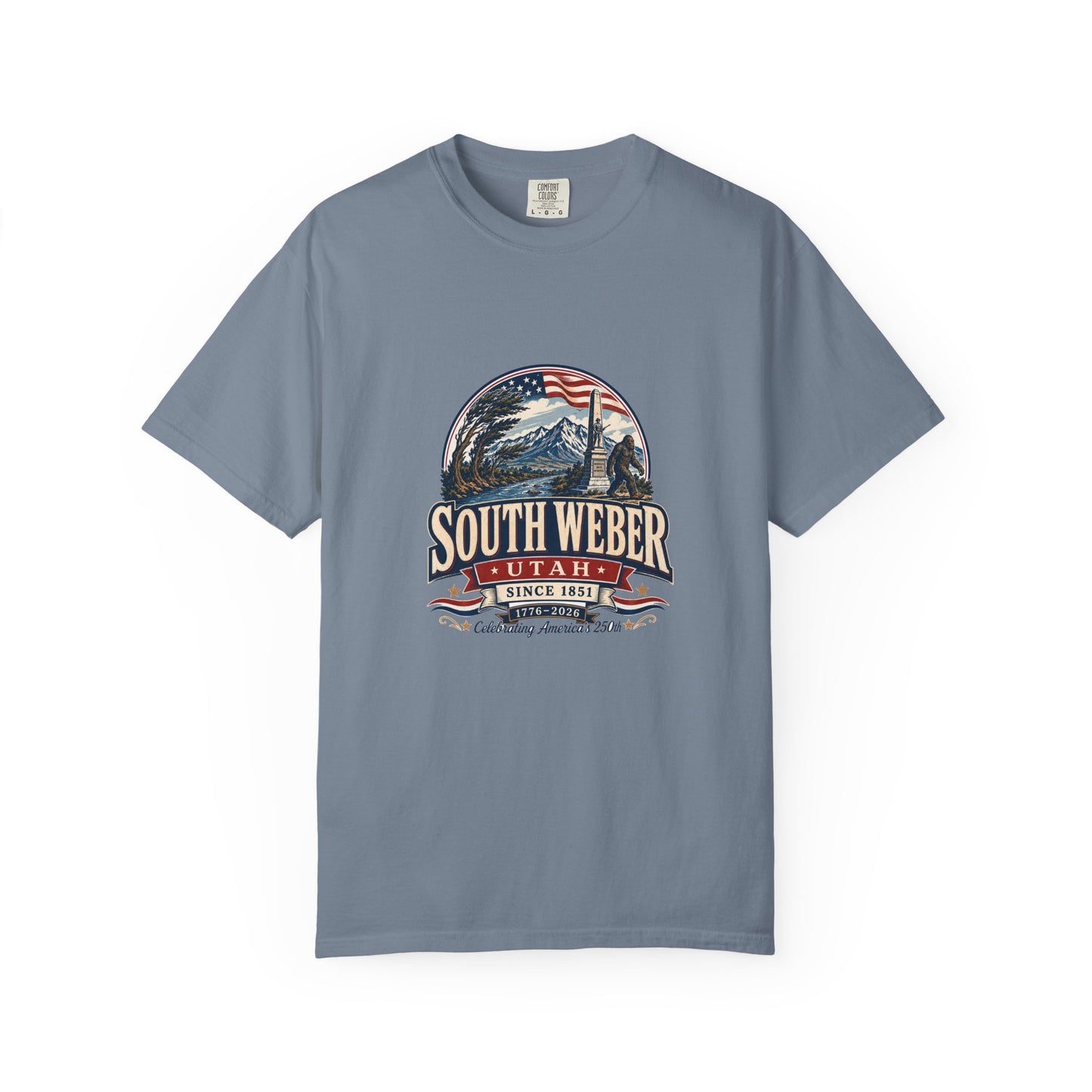 South Weber City Spirit Tee · Celebrating America's 250th