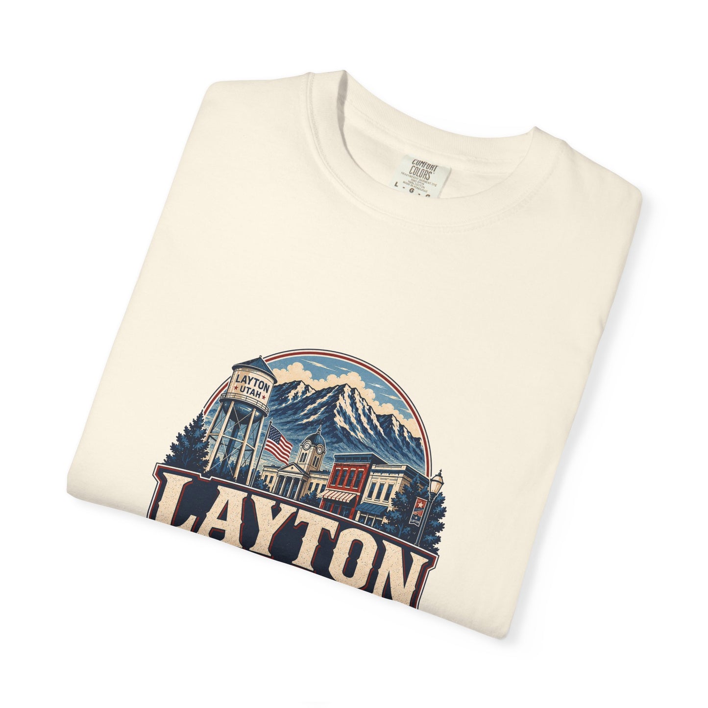 Layton City Spirit Tee · Celebrating America's 250th