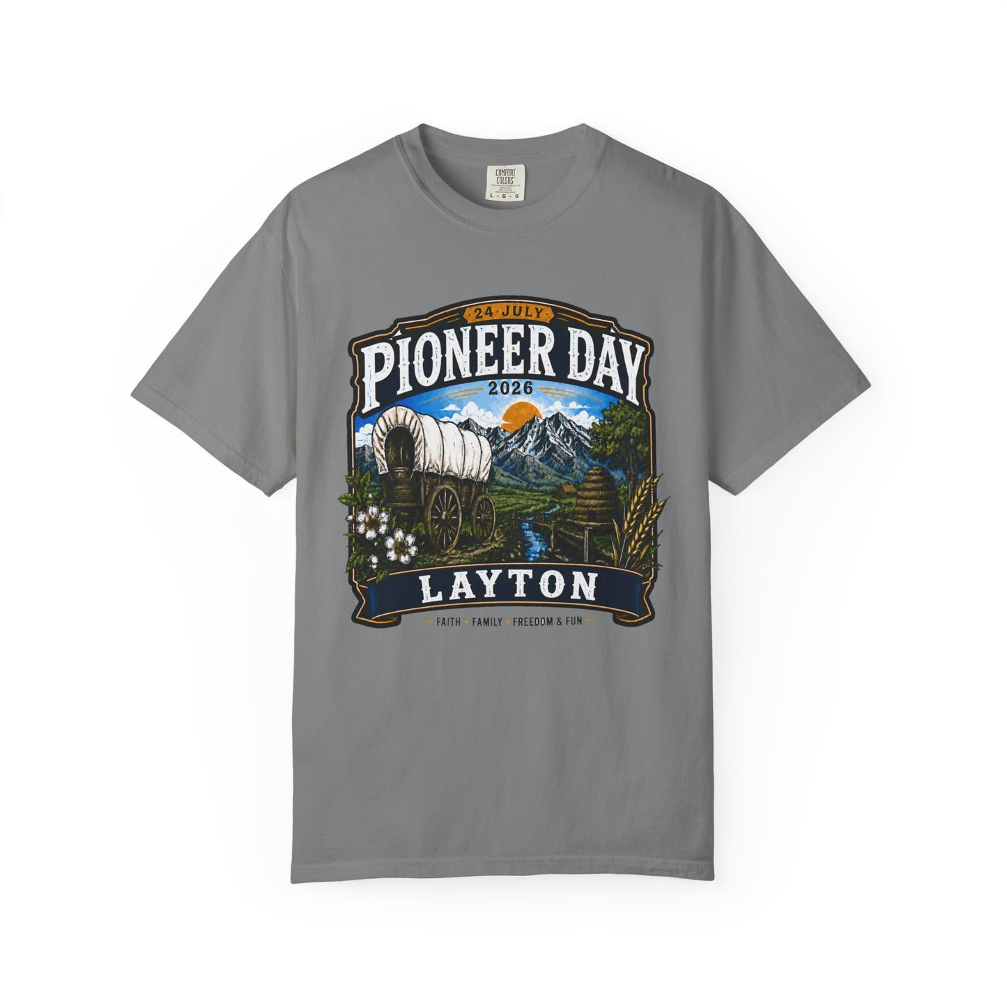 Layton Pioneer Day Tee · 24 July 2026