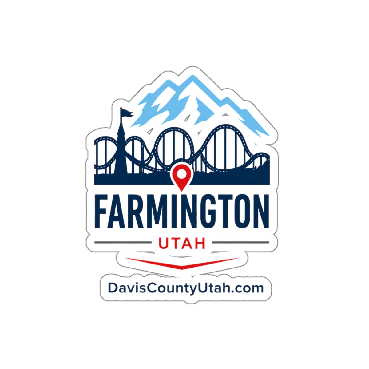 Farmington, Utah Die-Cut Sticker