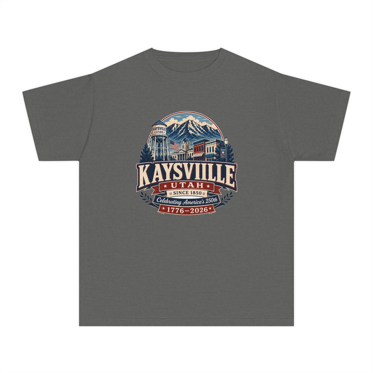Kaysville City Spirit Tee · Youth · Celebrating America's 250th