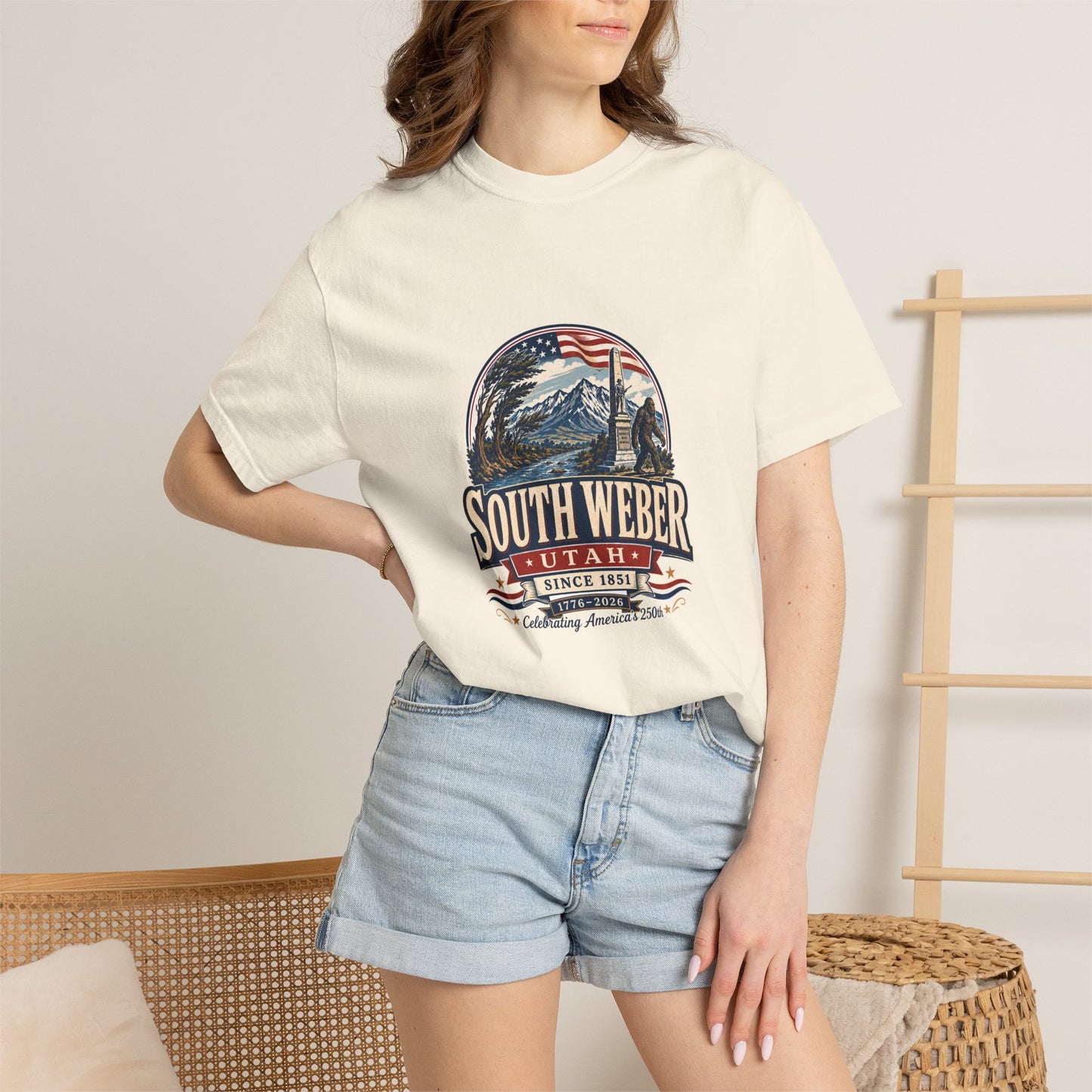 South Weber City Spirit Tee · Celebrating America's 250th