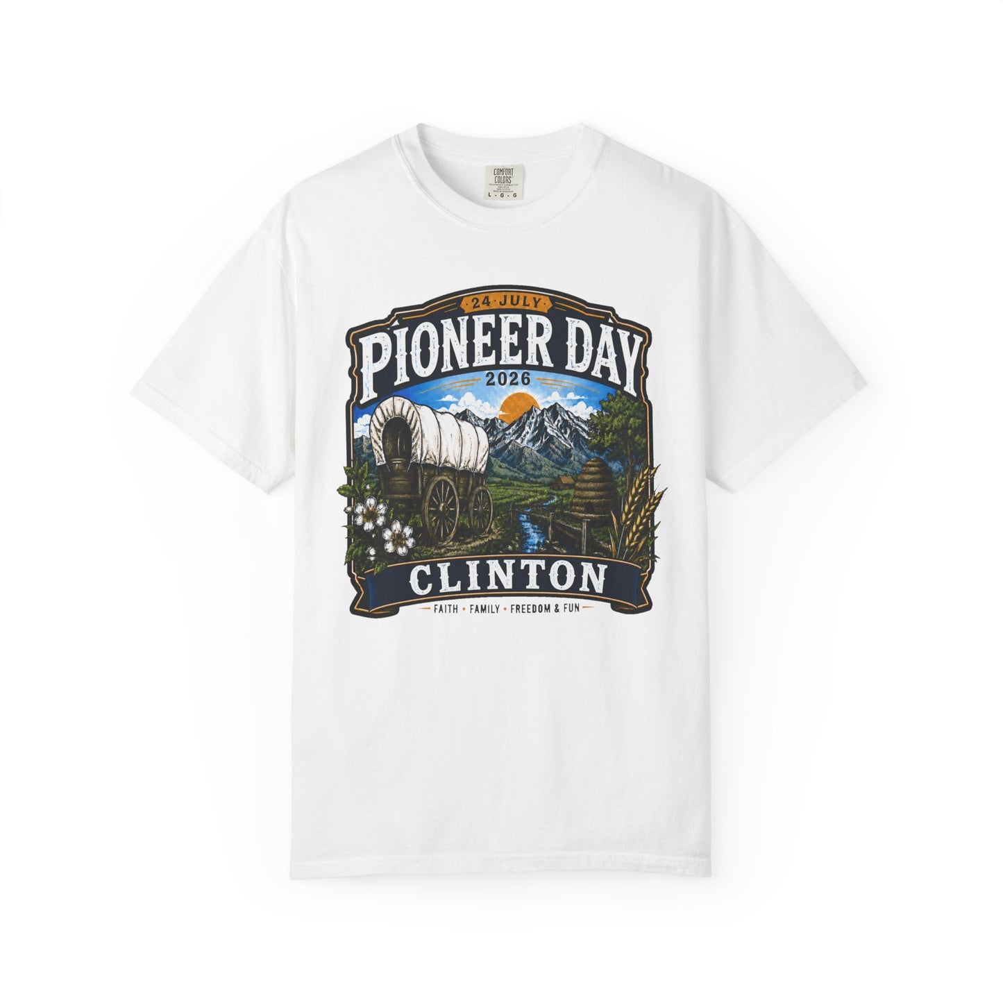 Clinton Pioneer Day Tee · 24 July 2026