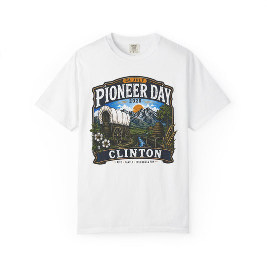 Clinton Pioneer Day Tee · 24 July 2026
