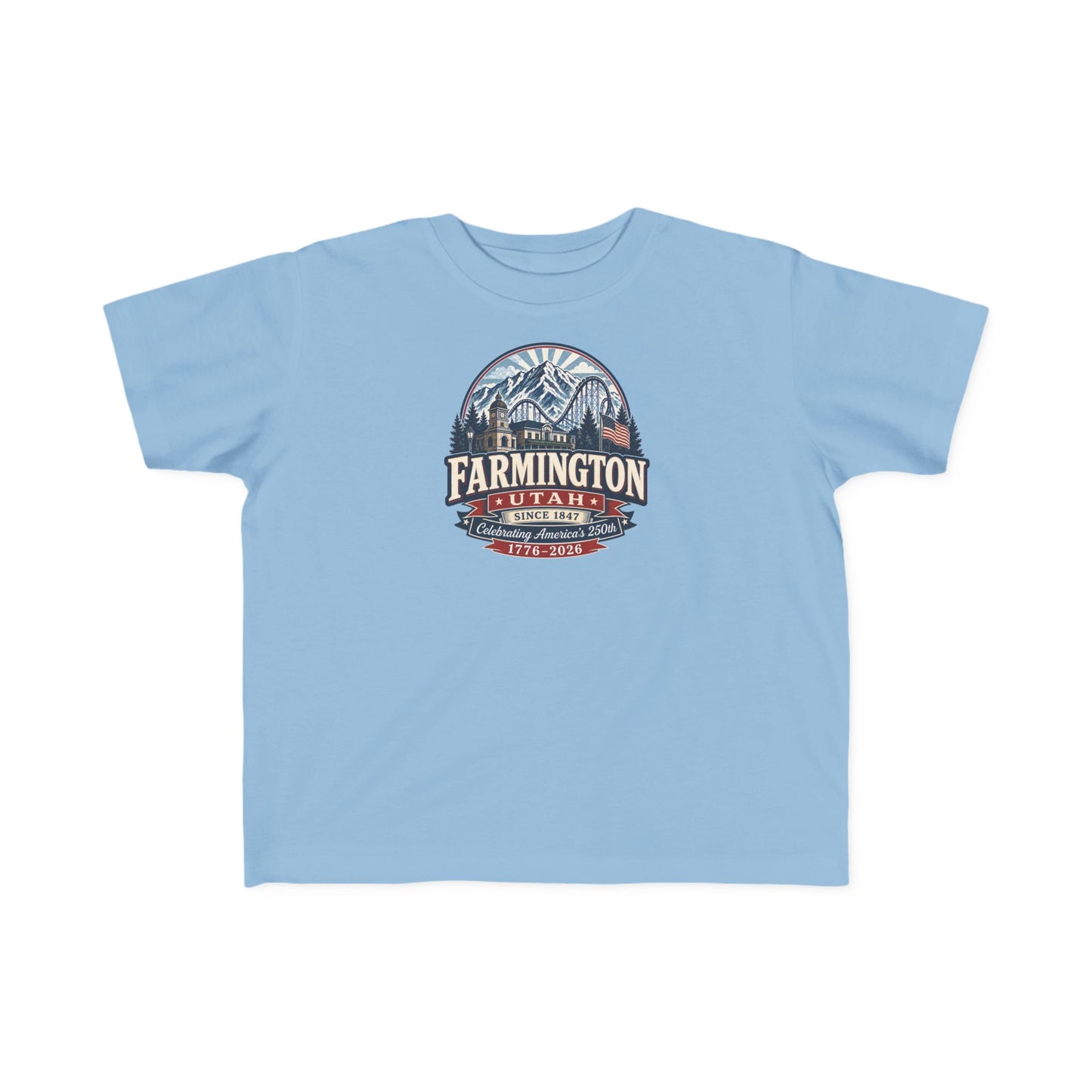 Farmington City Spirit Tee · Toddler · Celebrating America's 250th