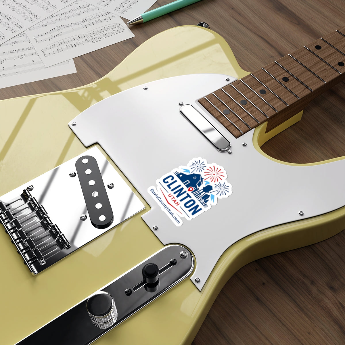 Clinton, Utah Die-Cut Sticker