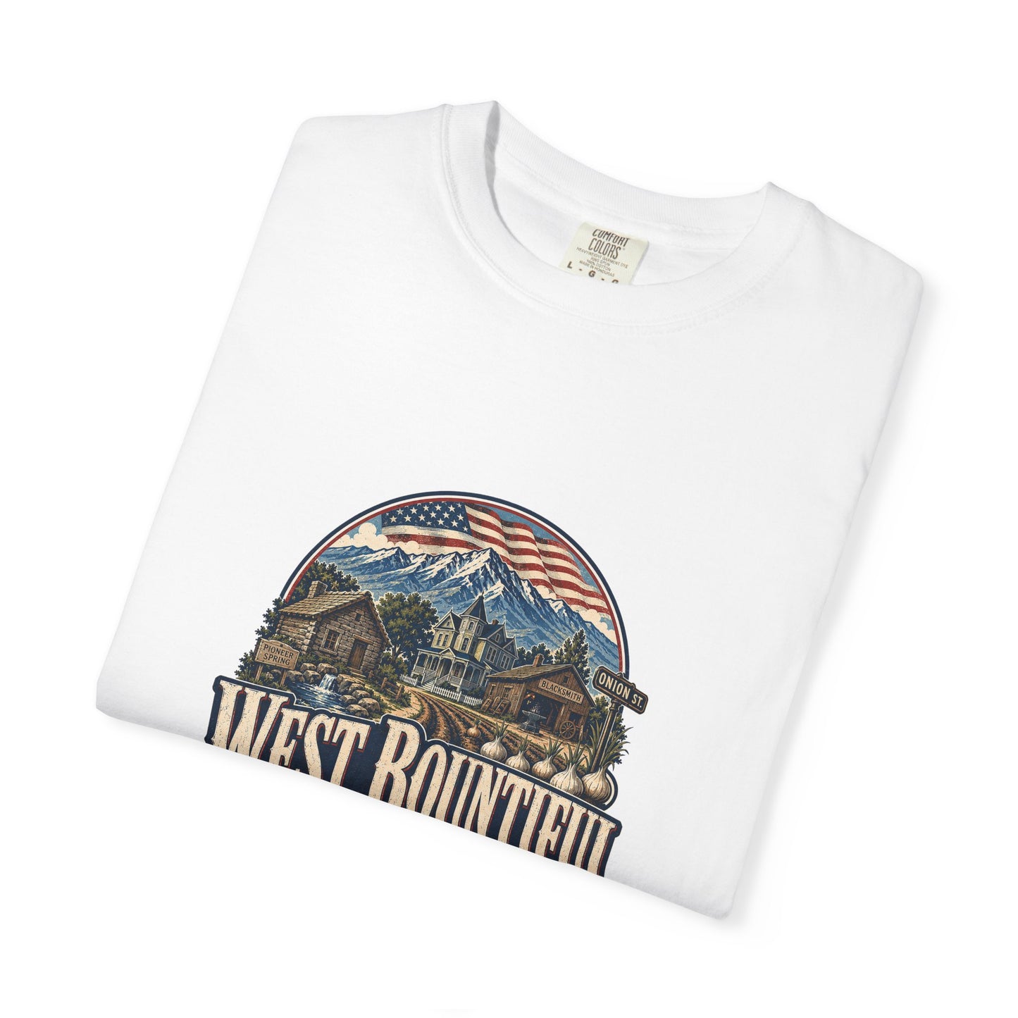 West Bountiful City Spirit Tee · Celebrating America's 250th