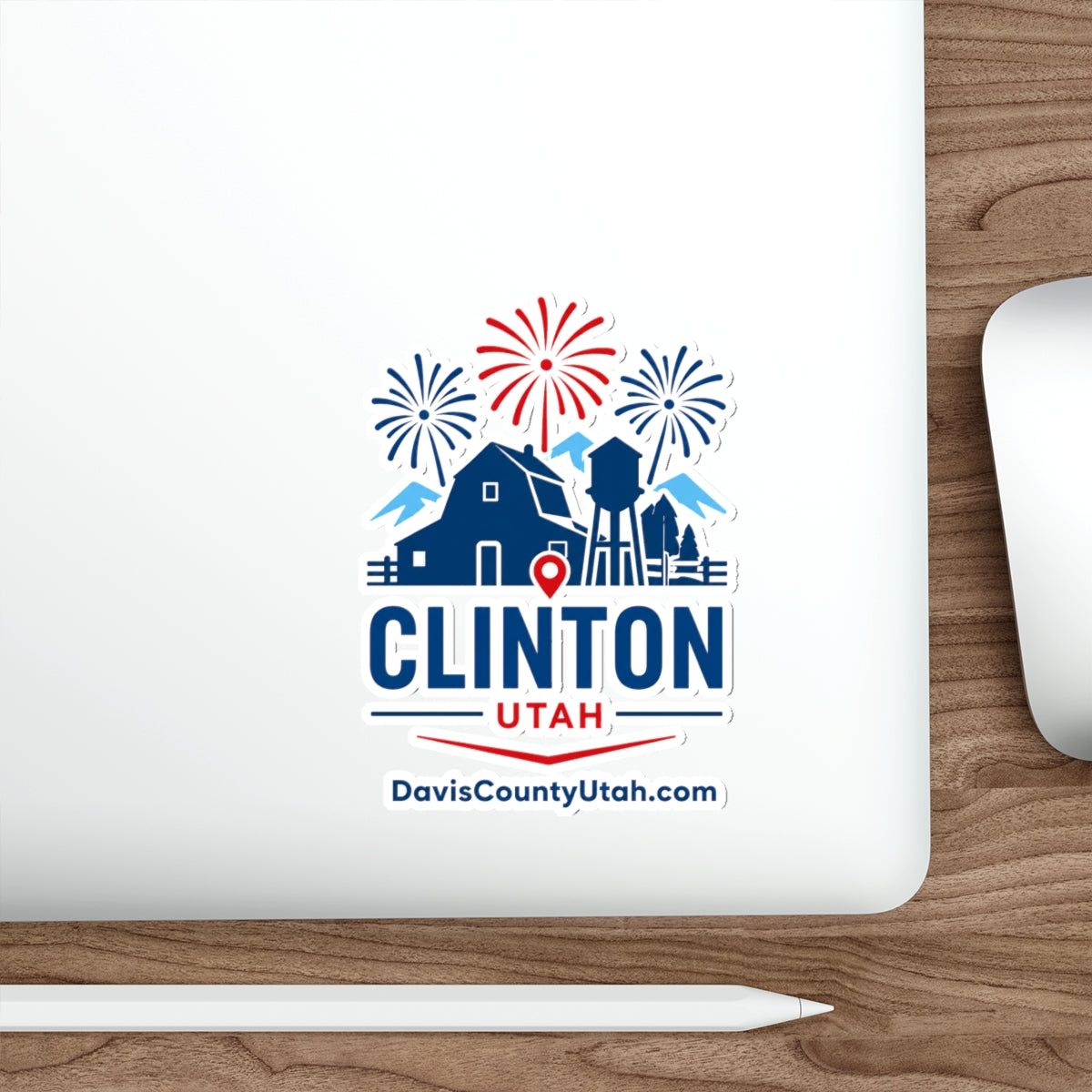 Clinton, Utah Die-Cut Sticker