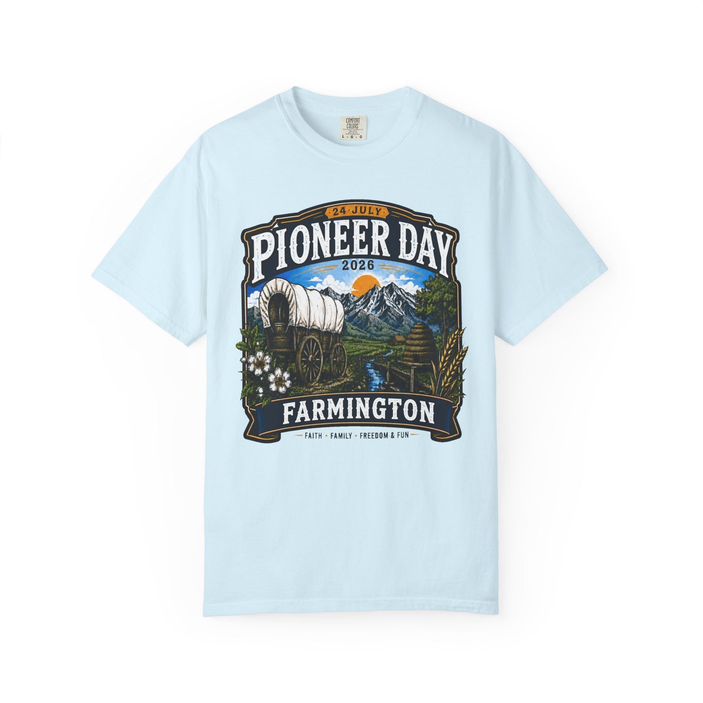 Farmington Pioneer Day Tee · 24 July 2026