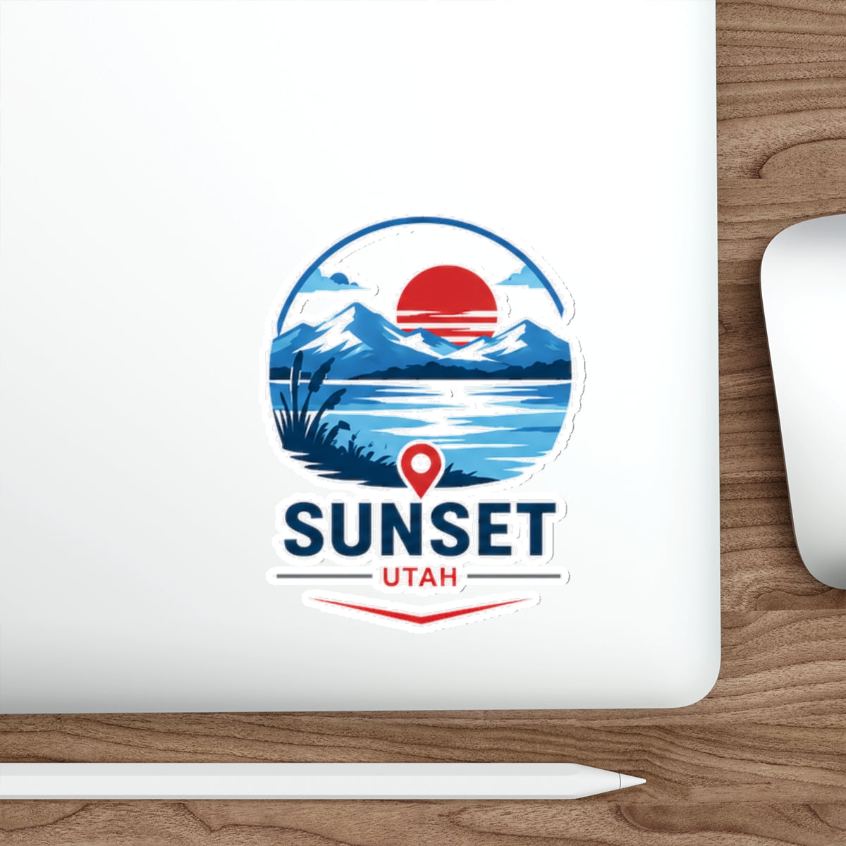Sunset, Utah Die-Cut Sticker