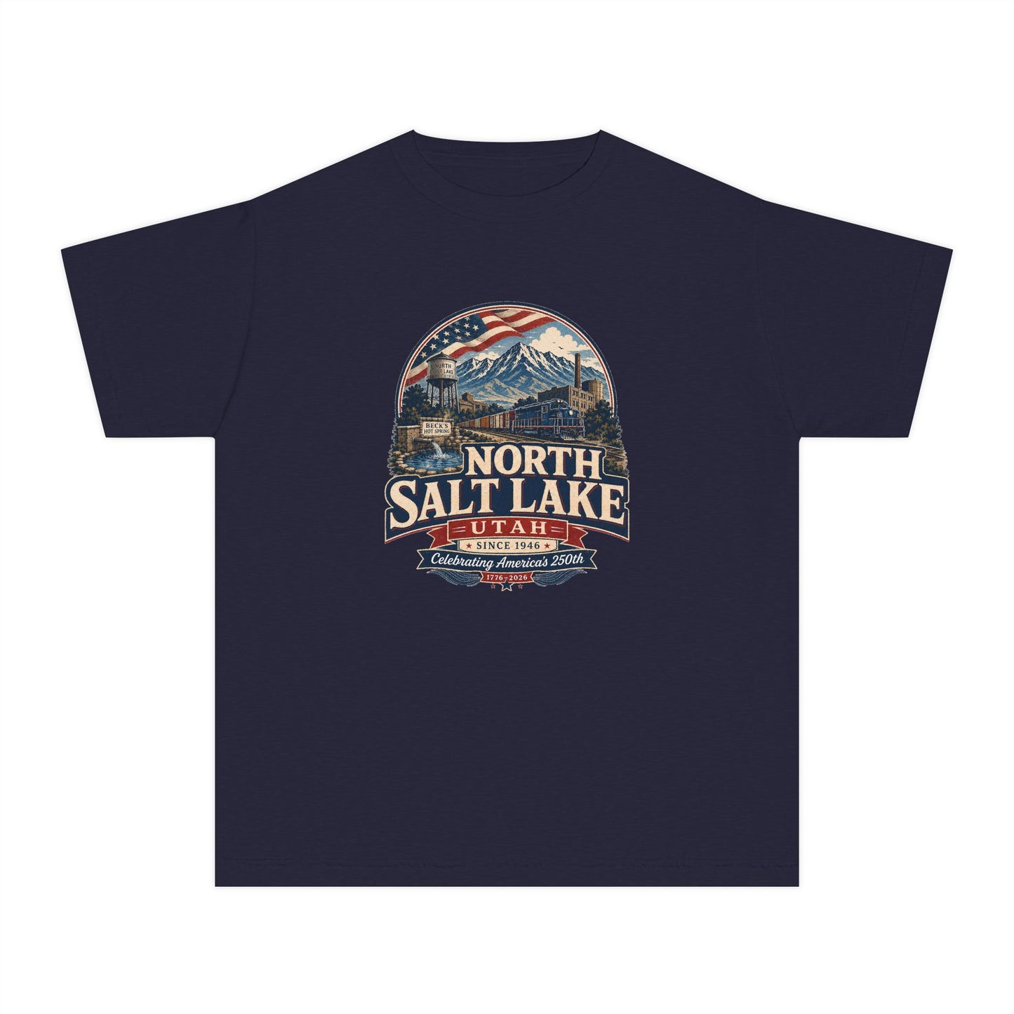 North Salt Lake City Spirit Tee · Youth · Celebrating America's 250th