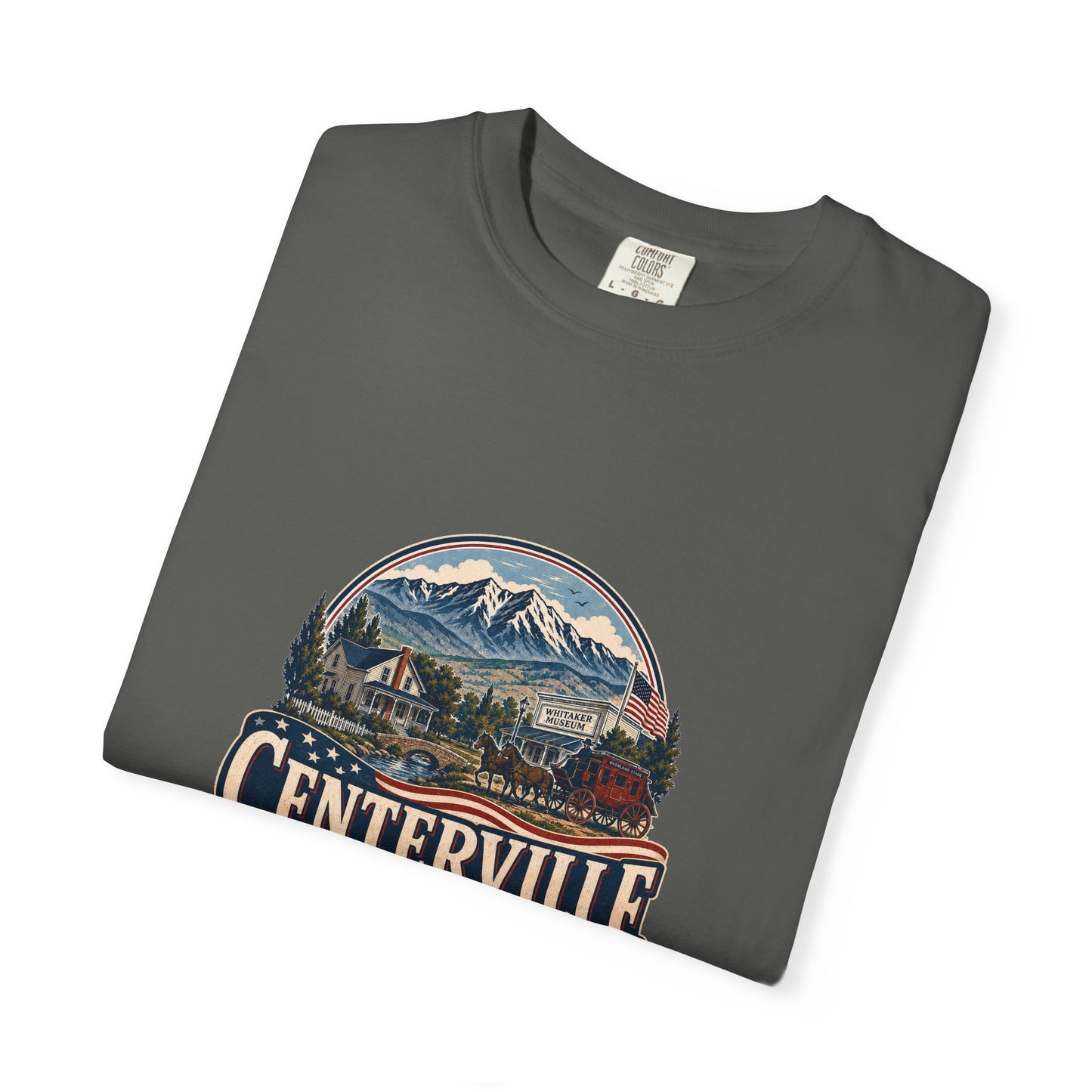 Centerville City Spirit Tee · Celebrating America's 250th
