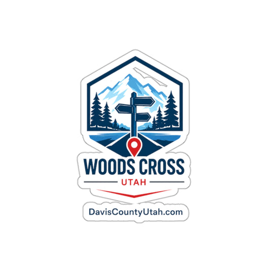 Woods Cross, Utah Die-Cut Sticker