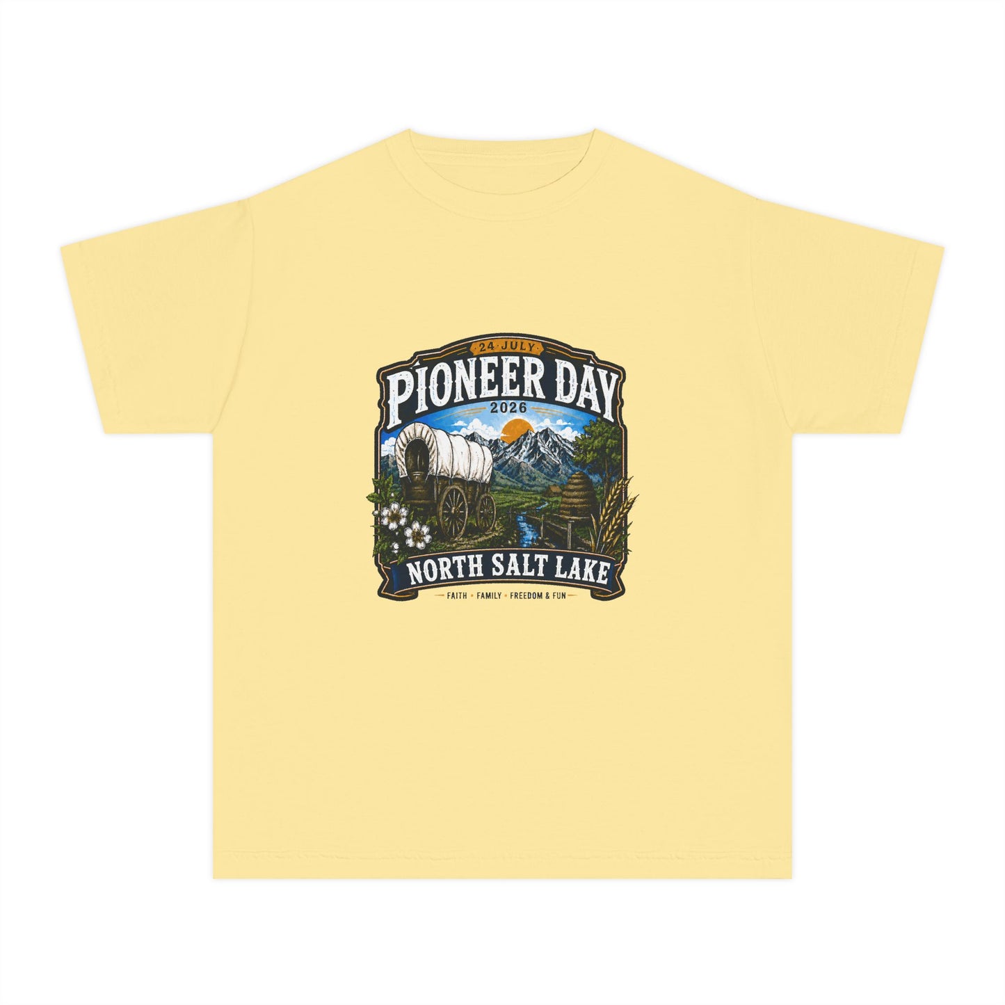 North Salt Lake Pioneer Day Tee · Youth · 24 July 2026