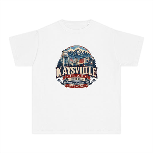 Kaysville City Spirit Tee · Youth · Celebrating America's 250th