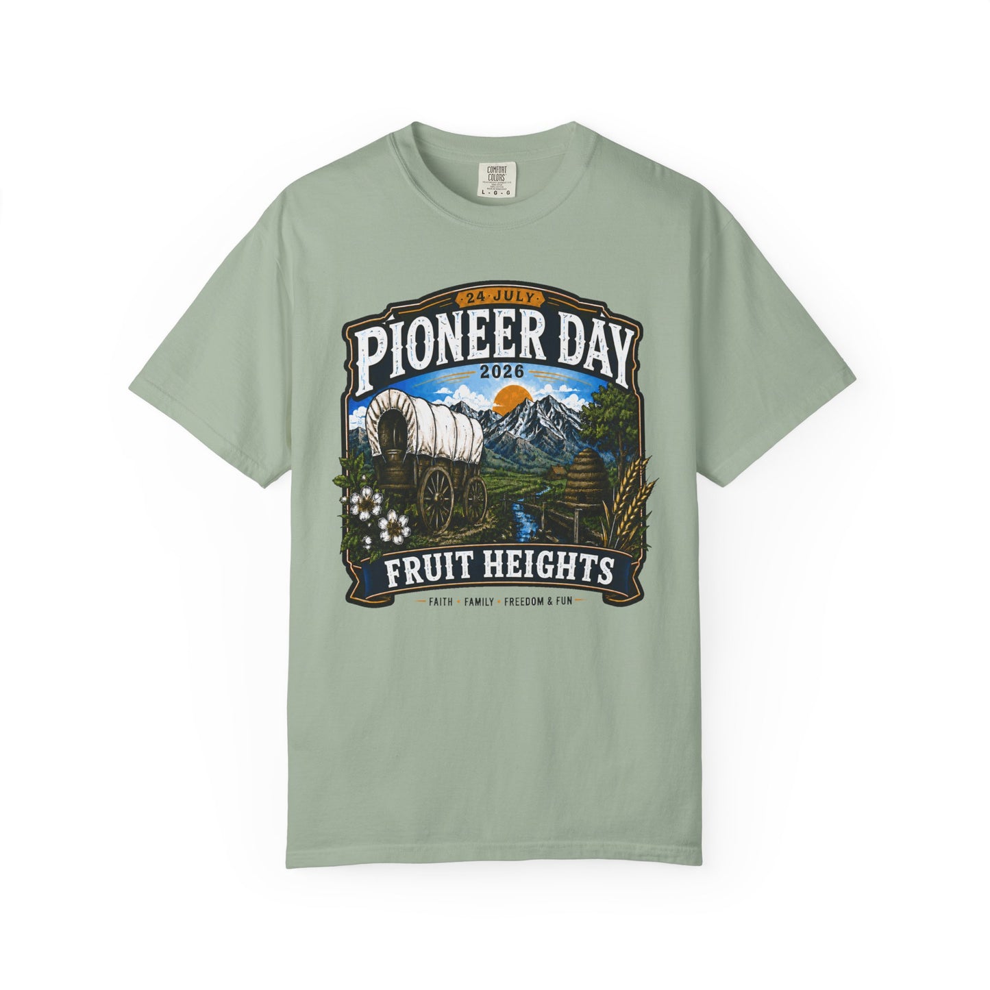 Fruit Heights Pioneer Day Tee · 24 July 2026