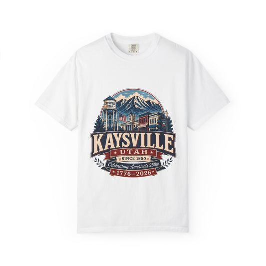 Kaysville City Spirit Tee · Celebrating America's 250th