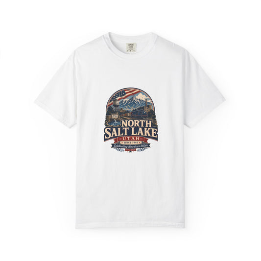 North Salt Lake City Spirit Tee · Celebrating America's 250th