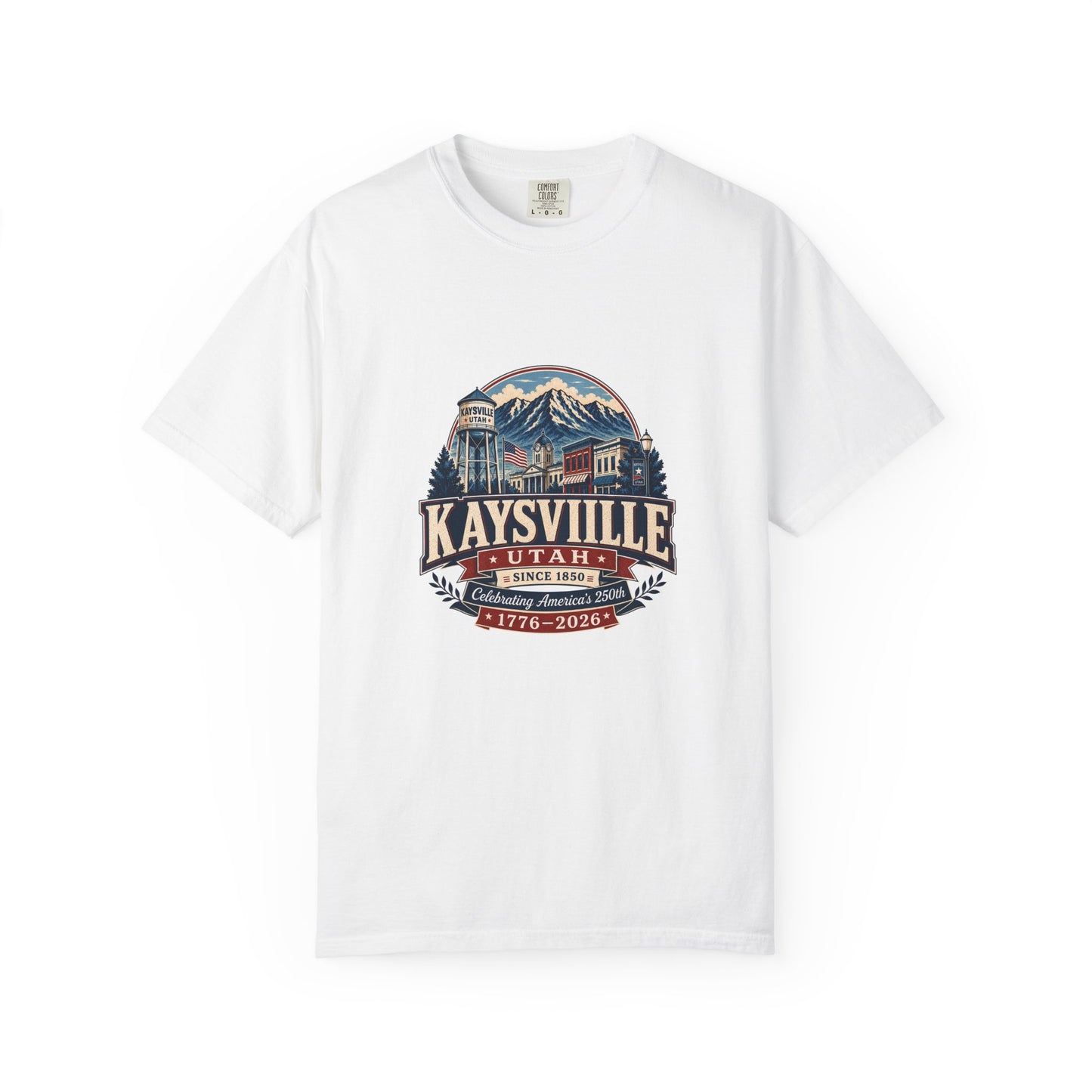 Kaysville City Spirit Tee · Celebrating America's 250th