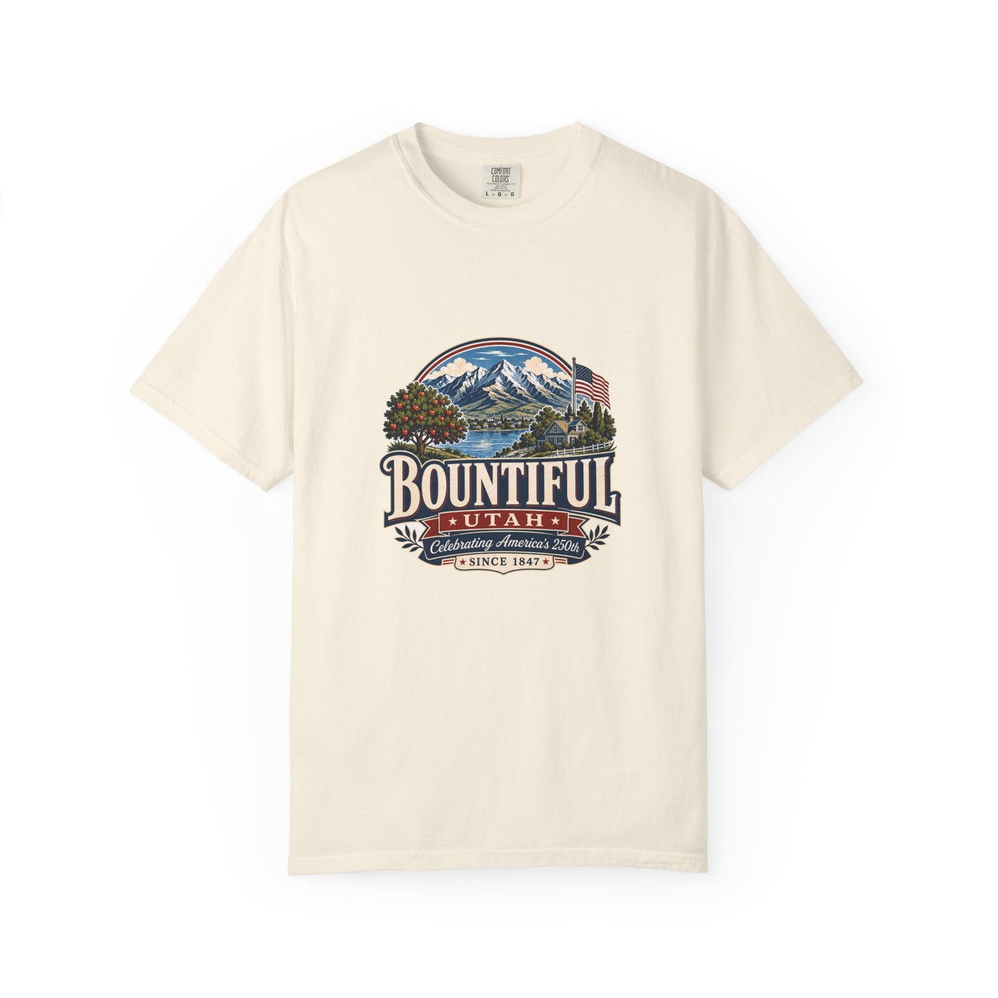 Bountiful City Spirit Tee · Celebrating America's 250th