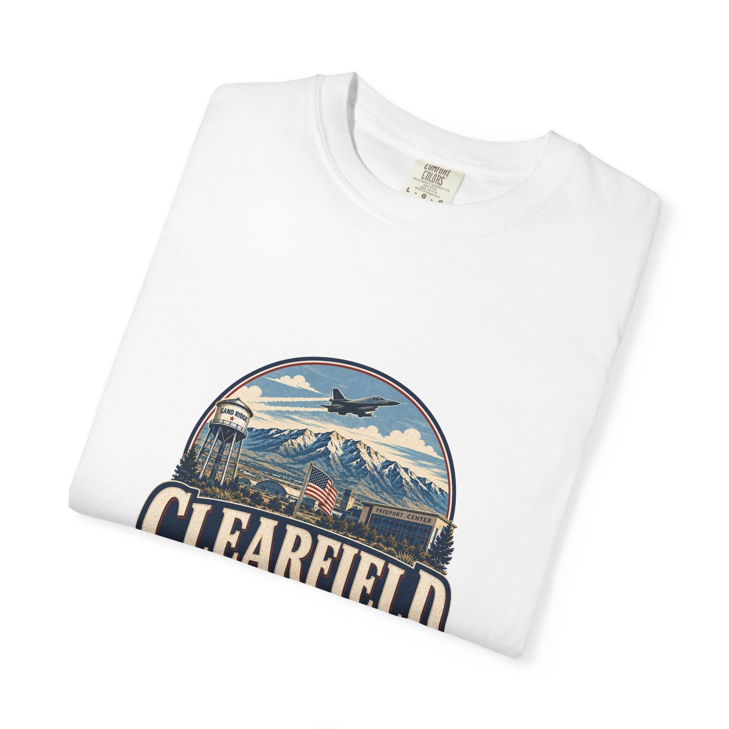 Clearfield City Spirit Tee · Celebrating America's 250th
