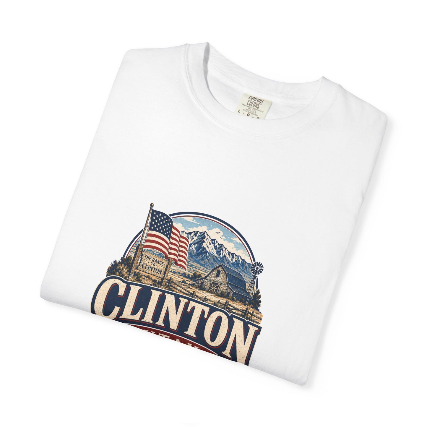 Clinton City Spirit Tee · Celebrating America's 250th
