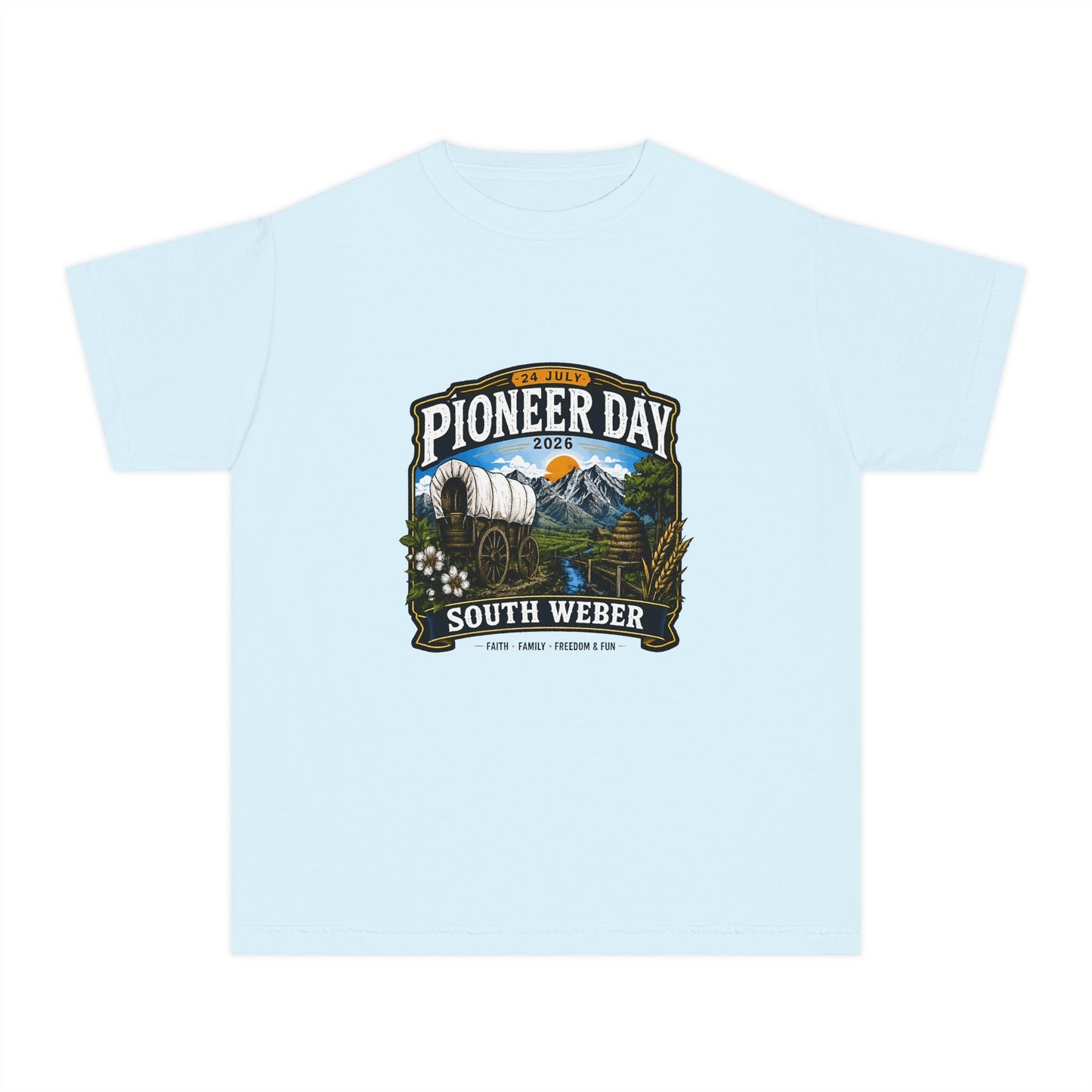 South Weber Pioneer Day Tee · Youth · 24 July 2026