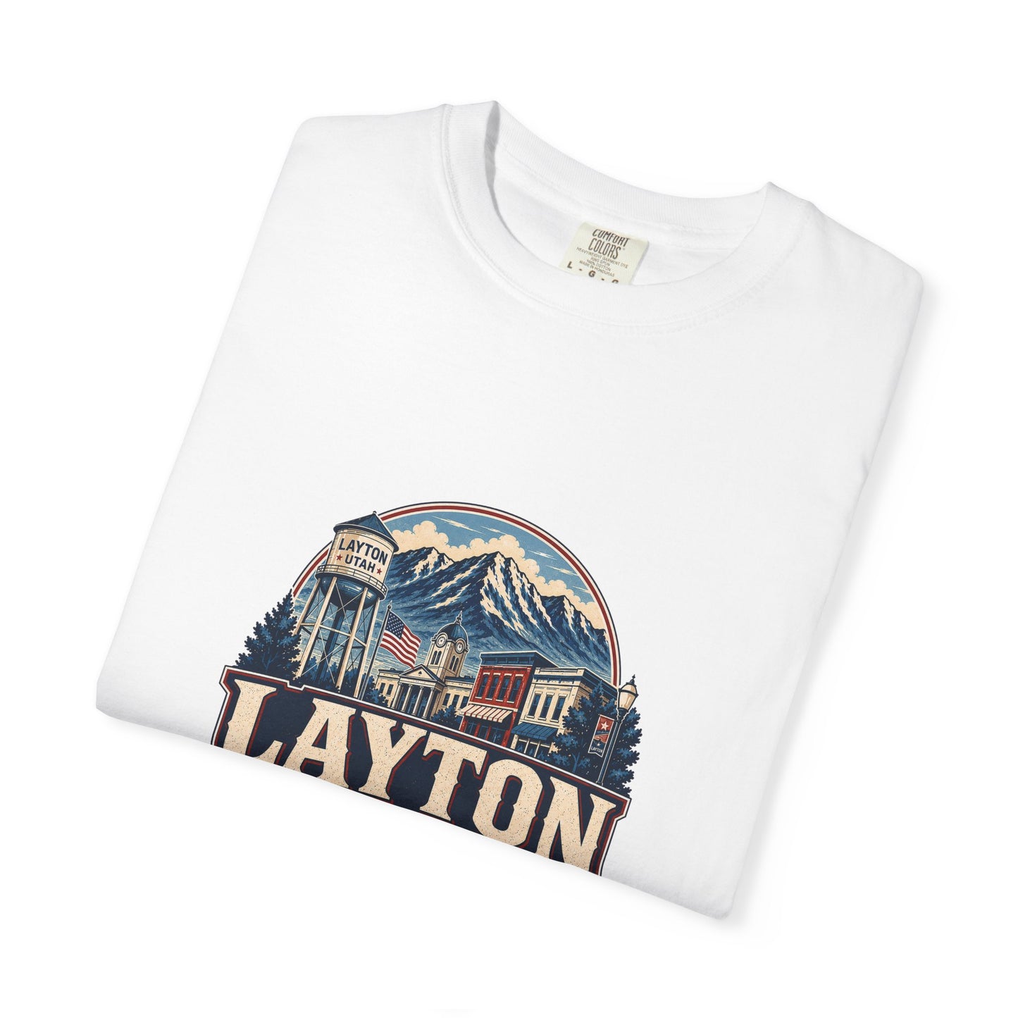 Layton City Spirit Tee · Celebrating America's 250th
