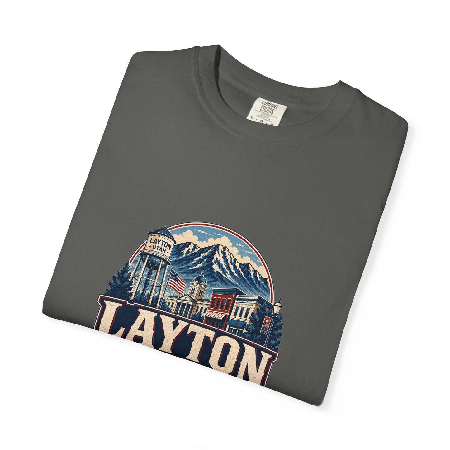 Layton City Spirit Tee · Celebrating America's 250th