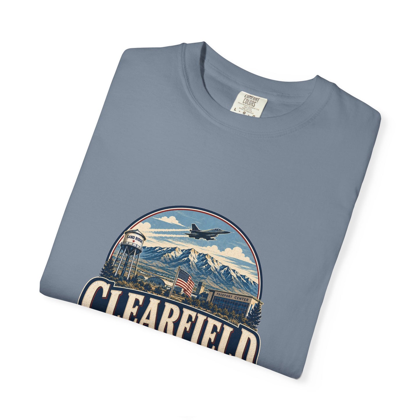 Clearfield City Spirit Tee · Celebrating America's 250th