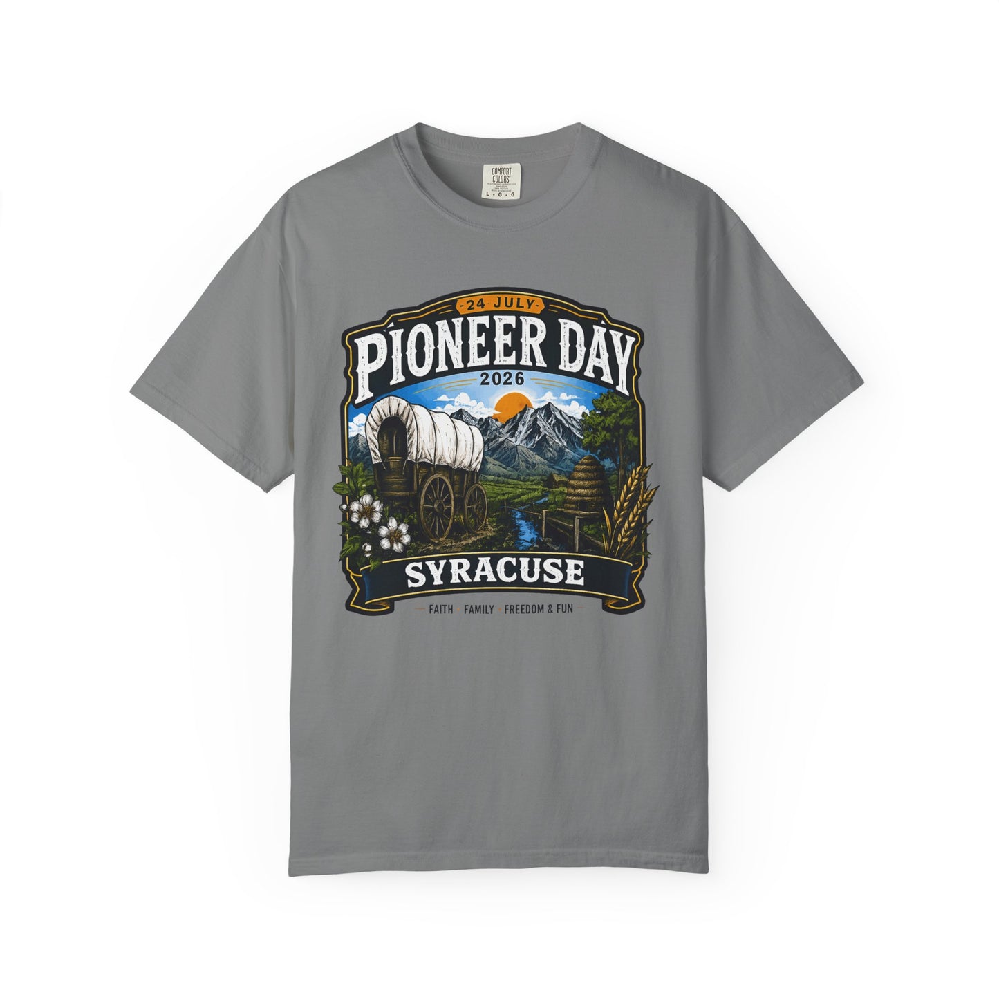 Syracuse Pioneer Day Tee · 24 July 2026