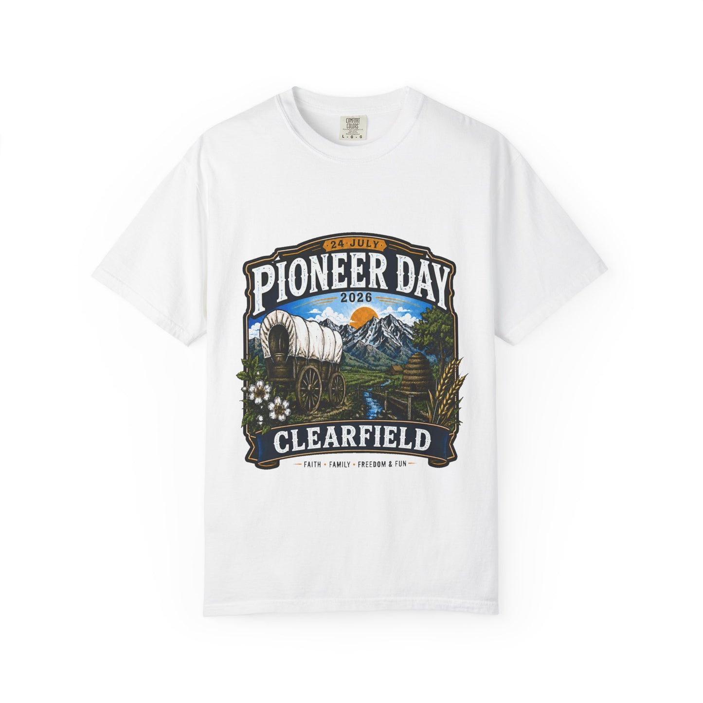 Clearfield Pioneer Day Tee · 24 July 2026