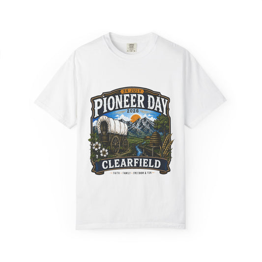 Clearfield Pioneer Day Tee · 24 July 2026