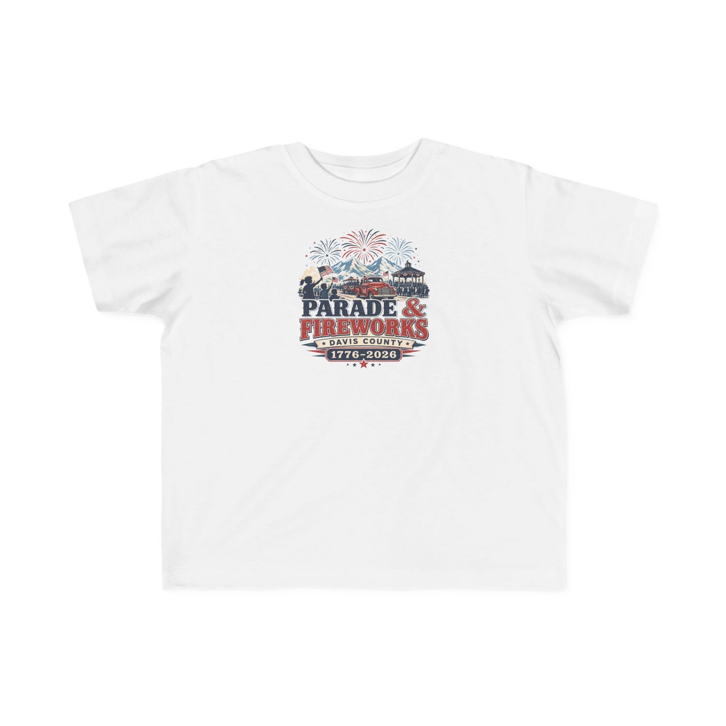 Parade & Fireworks Tee · Toddler · Davis County 250 · 1776–2026