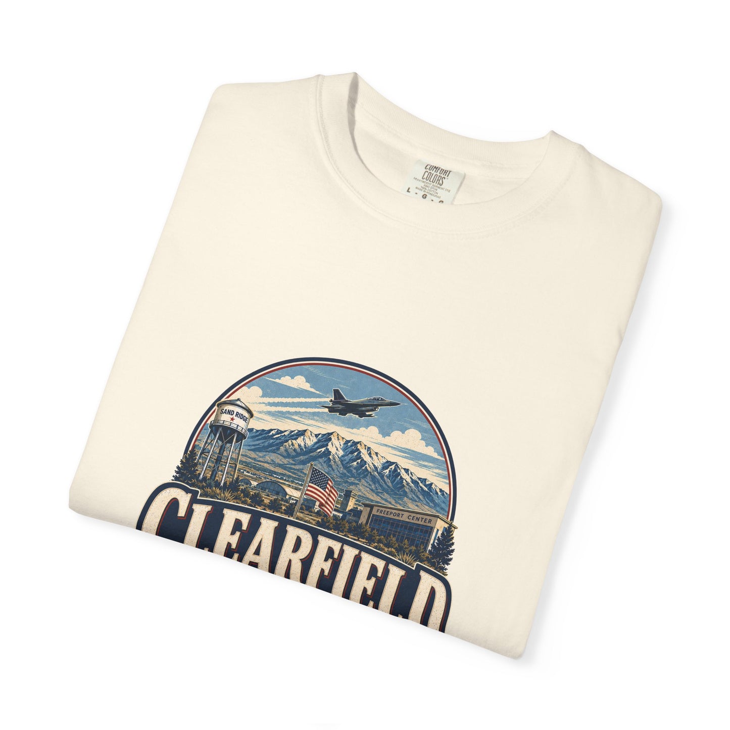 Clearfield City Spirit Tee · Celebrating America's 250th