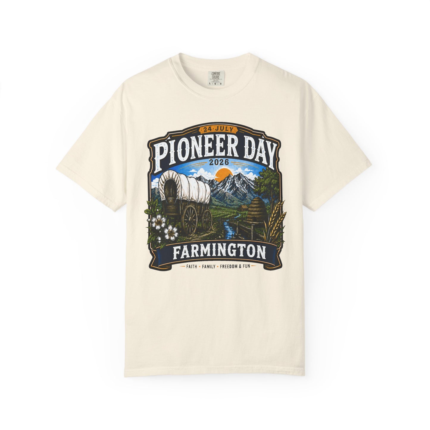 Farmington Pioneer Day Tee · 24 July 2026