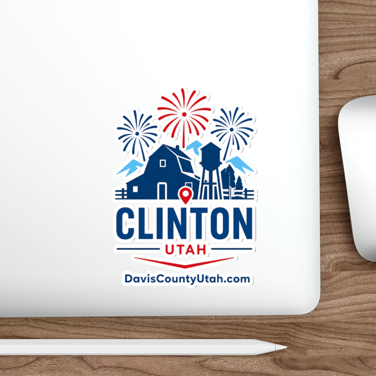 Clinton, Utah Die-Cut Sticker