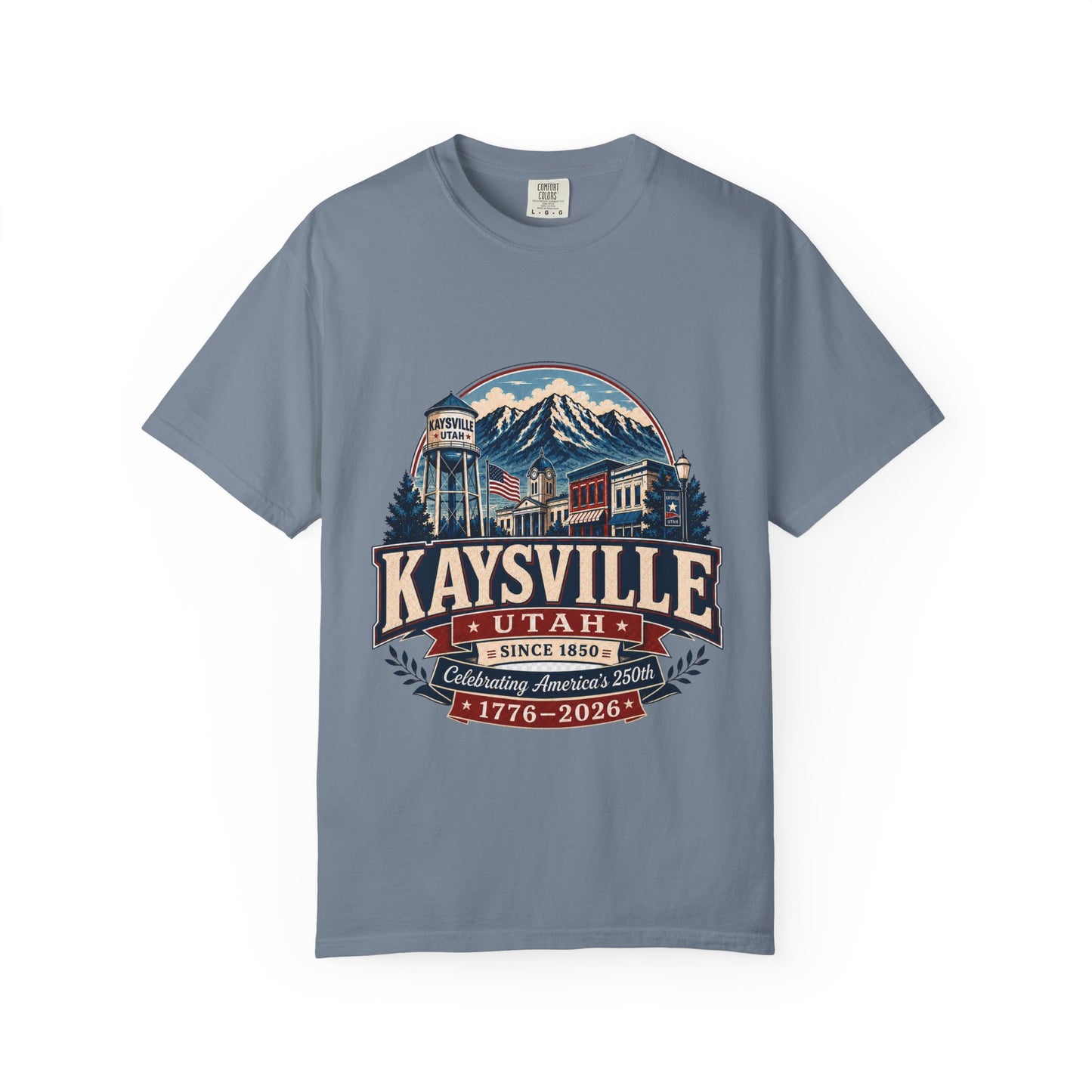 Kaysville City Spirit Tee · Celebrating America's 250th