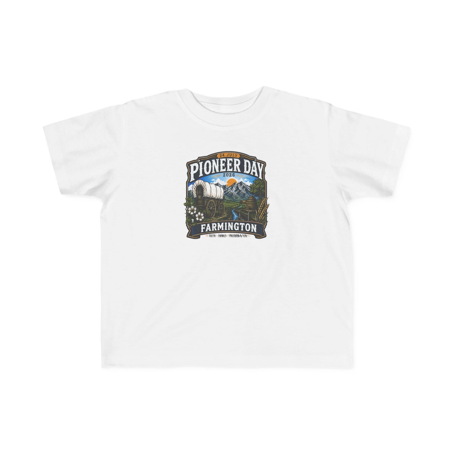 Farmington Pioneer Day Tee · Toddler · 24 July 2026